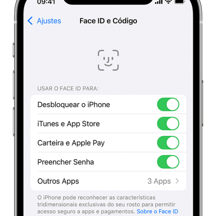 Meu face ID do meu iphone não está funcionando o que posso fazer?